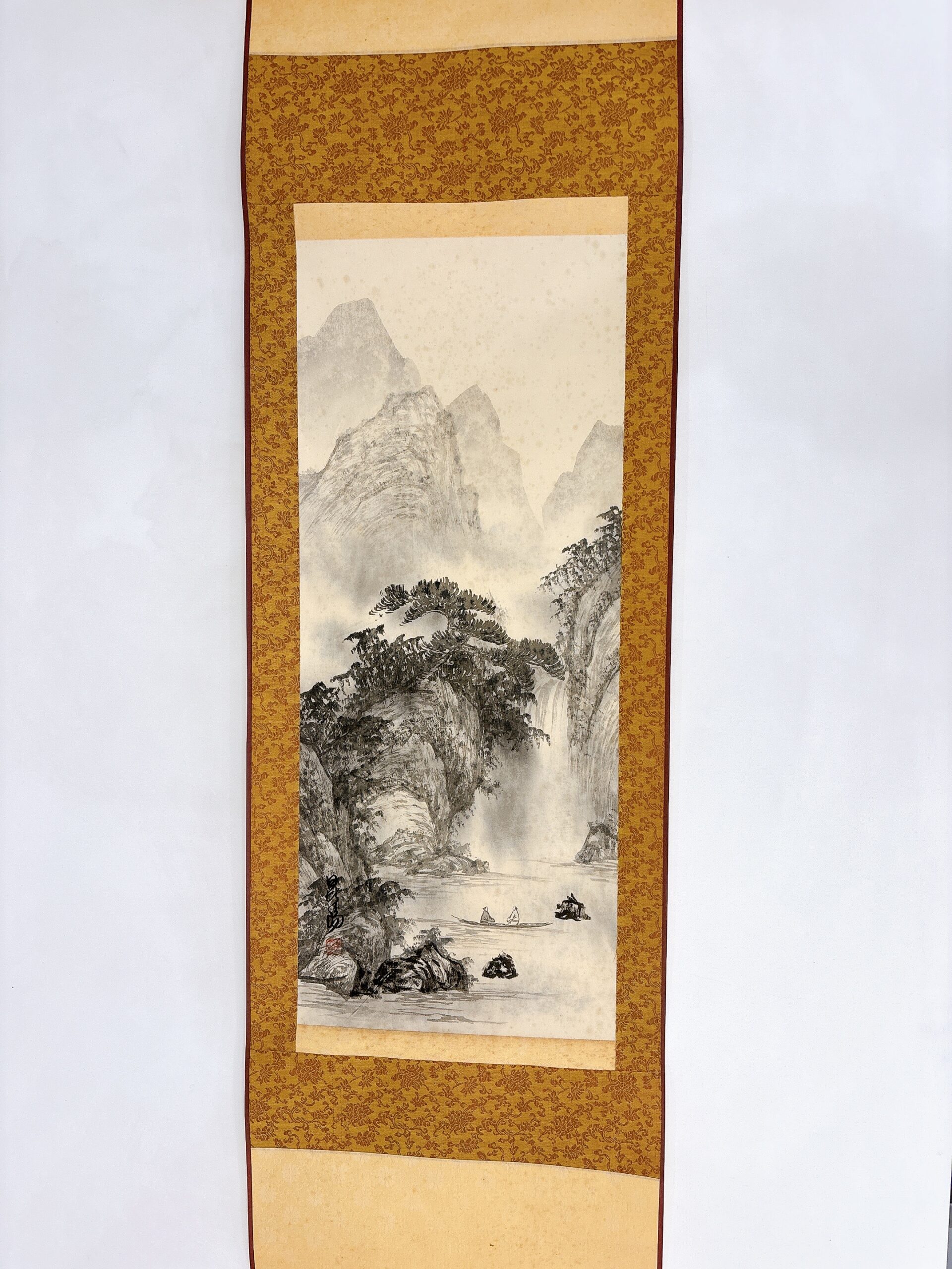 掛け軸　山水画
