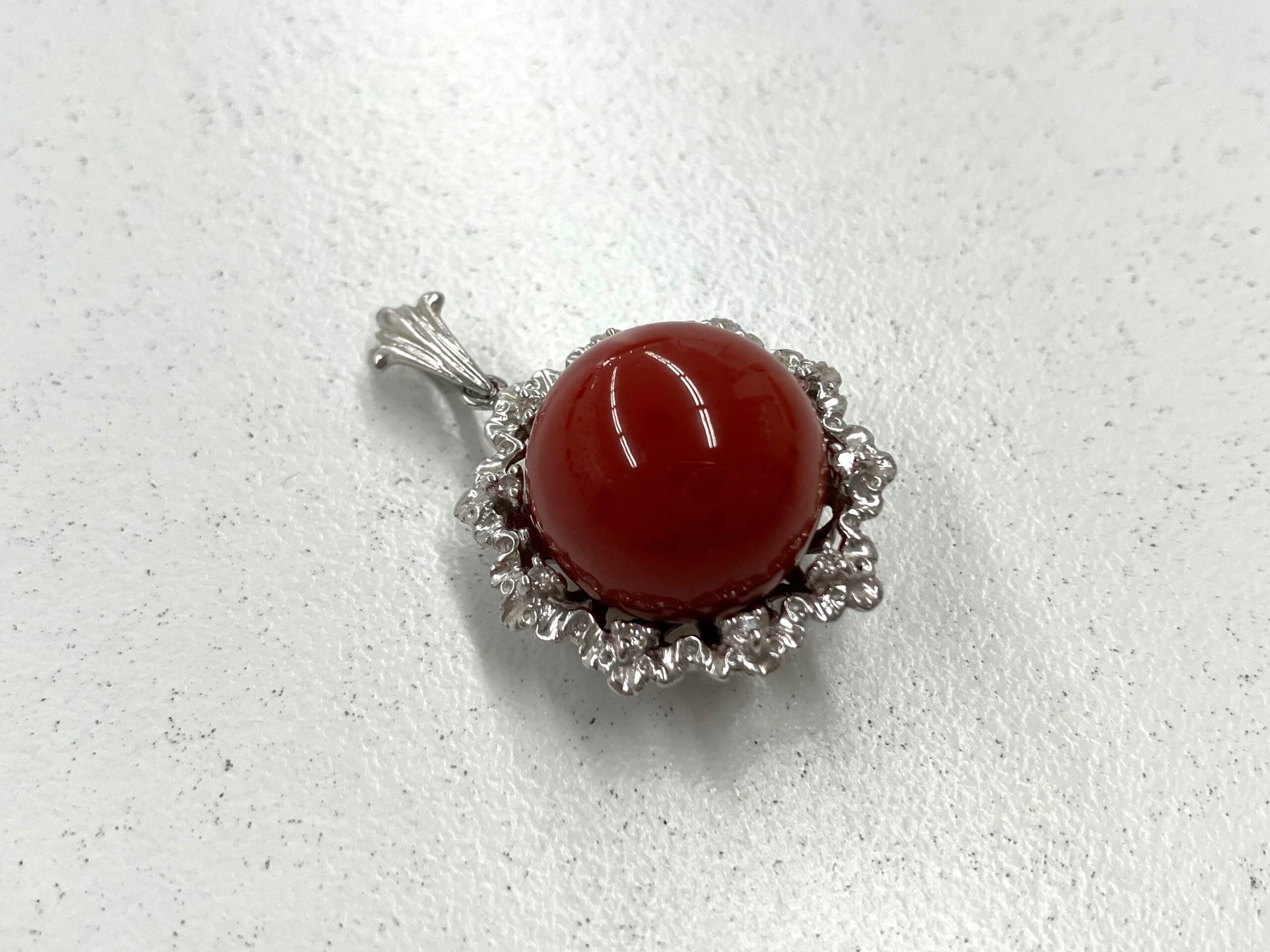 Pt900/Pt750　トップ　D0.13ct