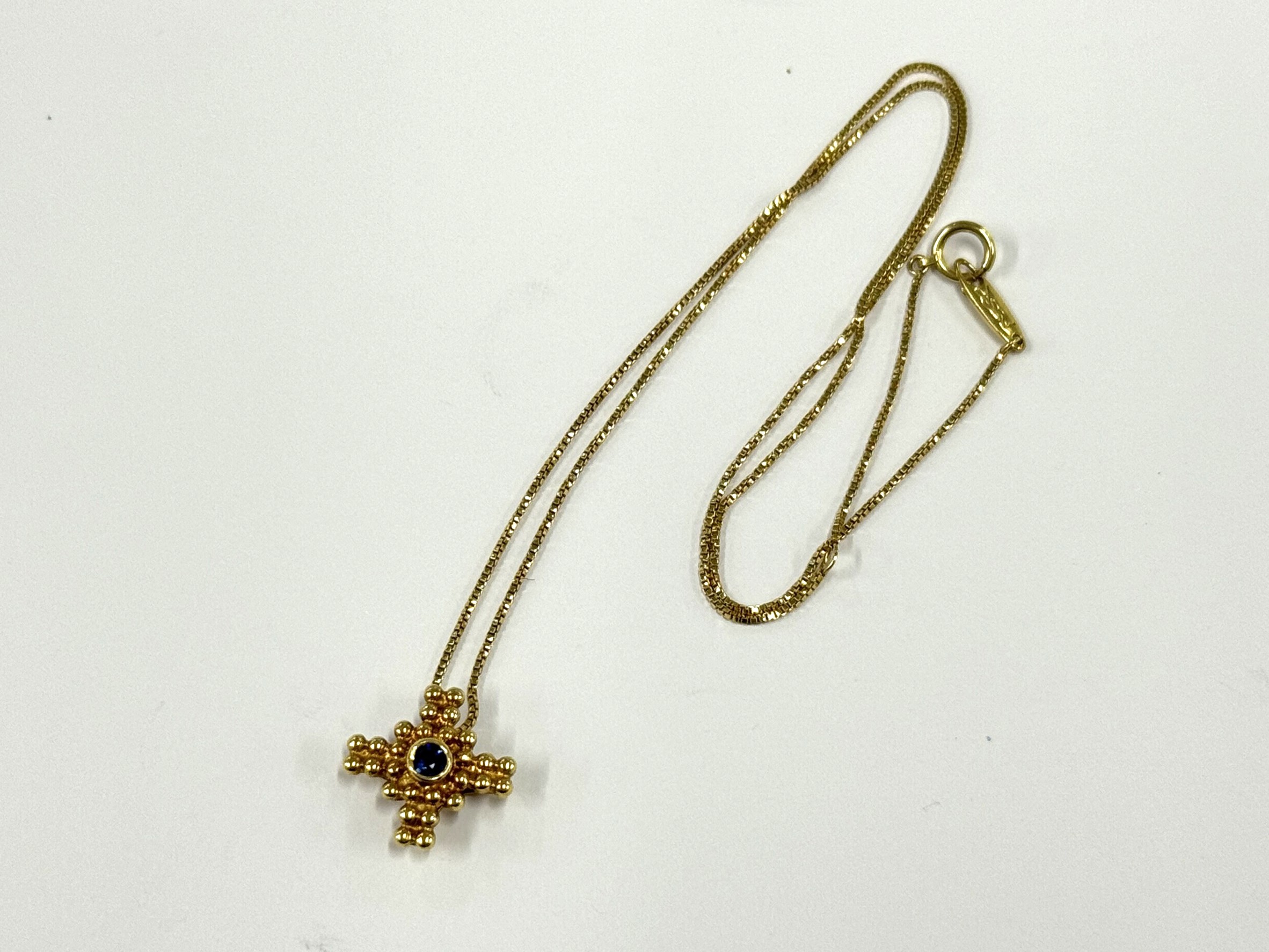サンローラン YSL K18トップ付ネックレス